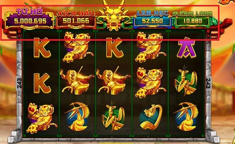 Hạn mức đặt cược trong Game Slot Kungfu Panda tại Iwin